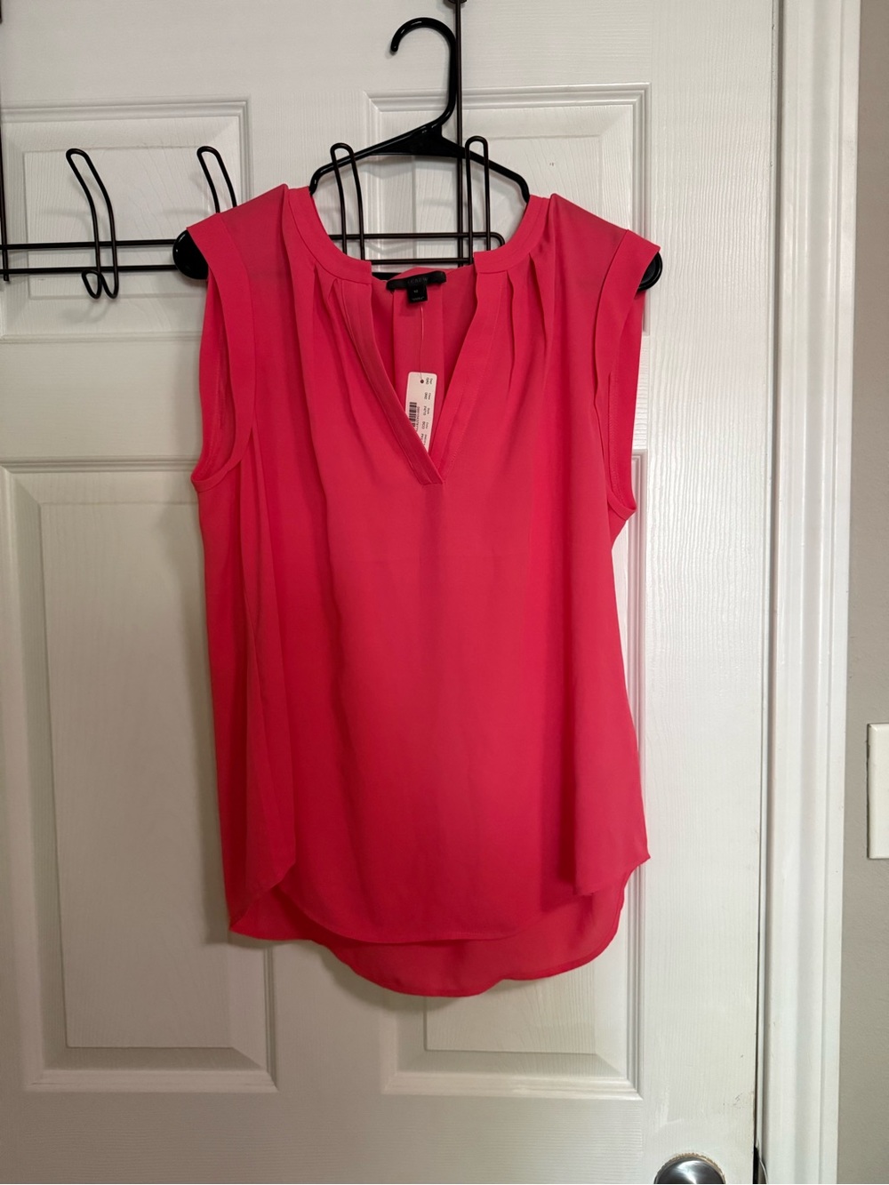 NWT J Crew Sleeveless Blouse Top - Coral Pink